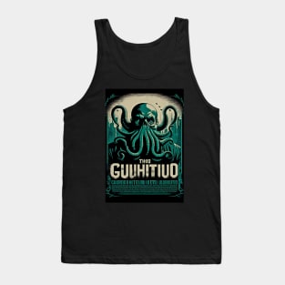 CTHULHU VINTAGE ARTHOUSE FOREIGN MOVIE POSTER 01 Tank Top